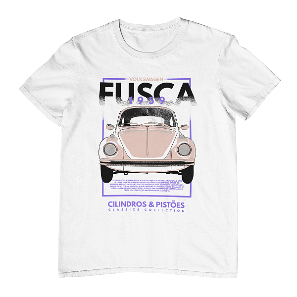 Camiseta Masculina Carros Clássicos - Fusca