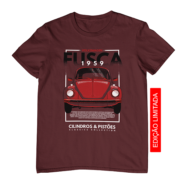 Camiseta Masculina Carros Clássicos - Fusca