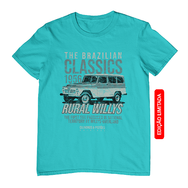 Camiseta Masculina Carros Clássicos - Rural Willys