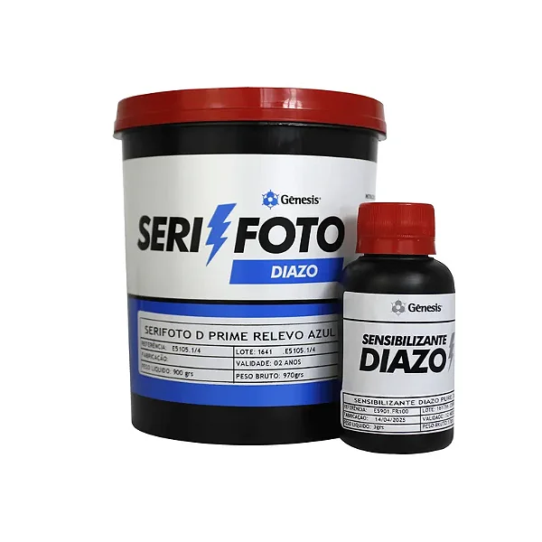 Emulsão Serifoto D PRIME Relevo Azul 900 ml