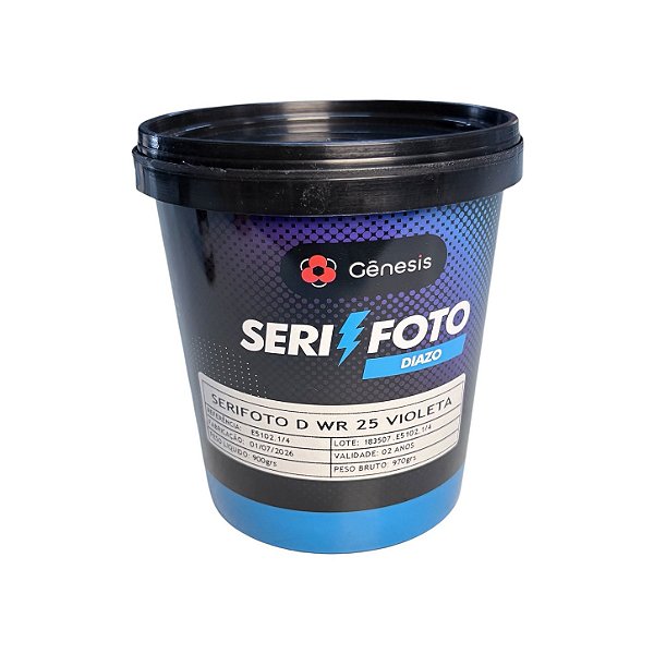Emulsão Serifoto D WR 25 Violeta + Diazo 3Grs- 900ml