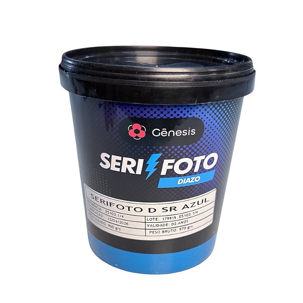 Emulsão Serifoto D SR Azul + Diazo - Gênesis