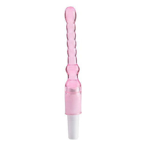 Plug Anal com Vibro Stimulator em Jelly - 17 cm
