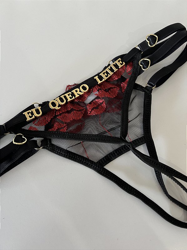 Calcinha Personalizada (u) Secretária | Preta