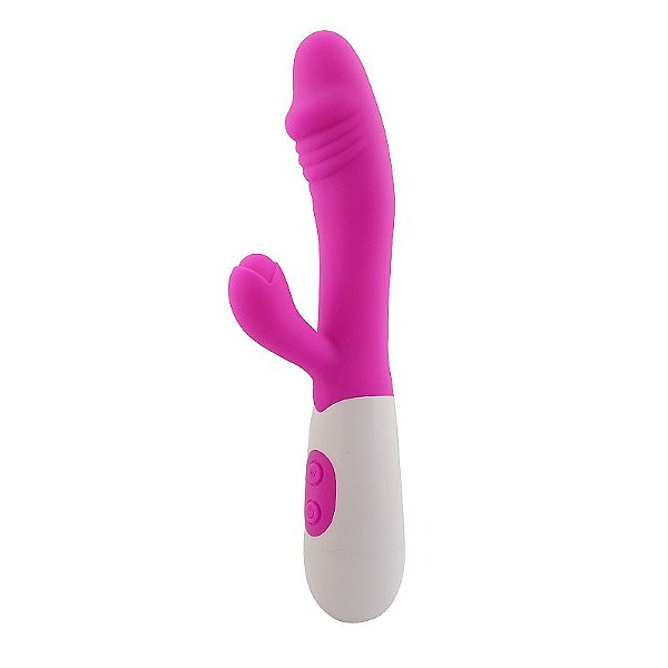 Vibrador de Ponto G e Clitóris - Sime - Á Pilhas