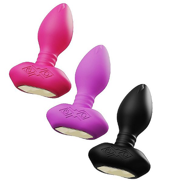 Plug Anal com Vibro e Rotação - À Longa distância - APP