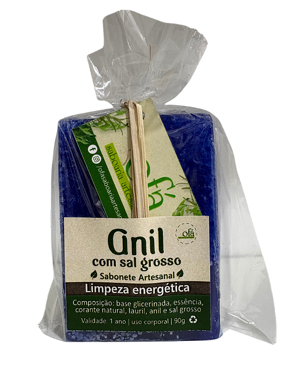 Sabonete Ofá Anil com Sal Grosso - Lançamento