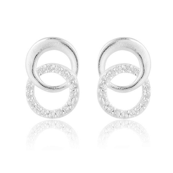 BRINCO REDONDO DE PRATA 925