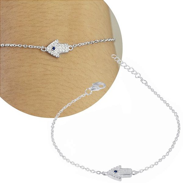 Pulseira de Prata Seta Com Microzirconias