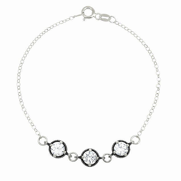 Pulseira Ponto de Luz - Prata 925