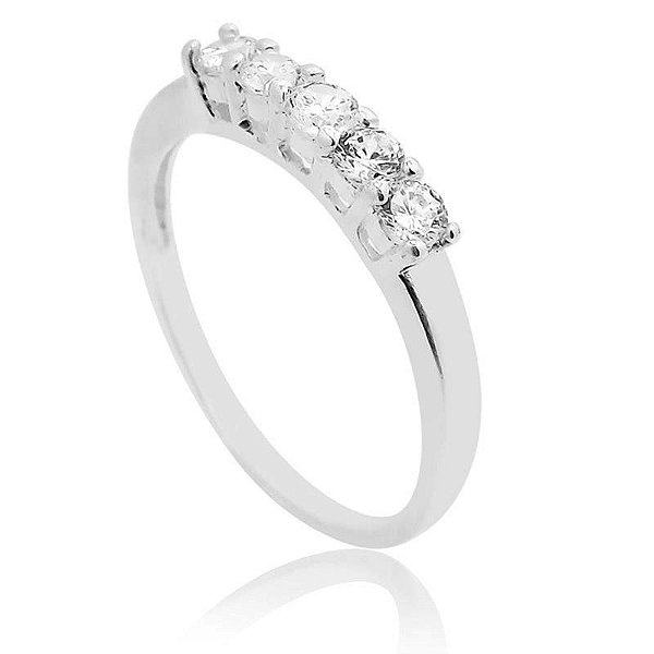 ANEL CRAVEJADO EM PRATA ENVELHECIDA