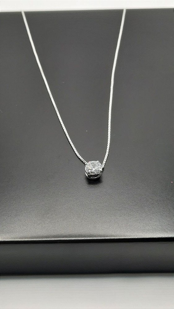 COLAR DE PRATA PONTO DE LUZ