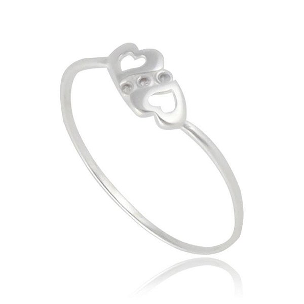 ANEL DOIS CORACOES PRATA