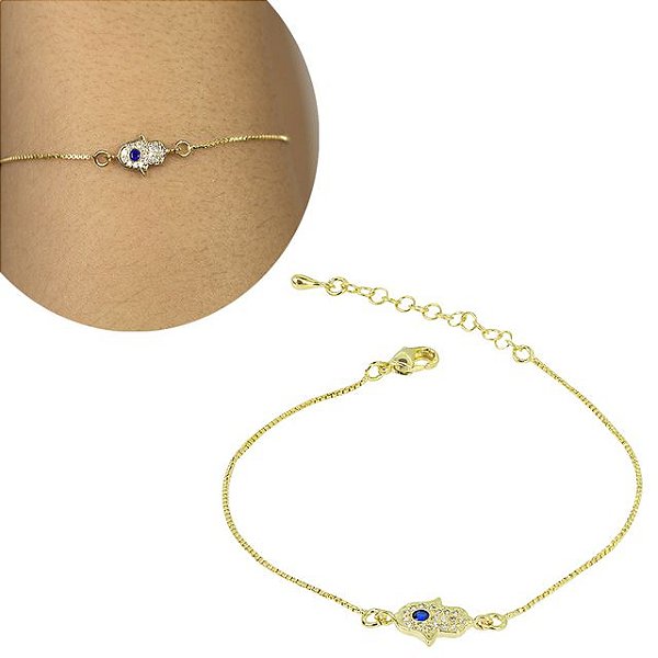 Pulseira Hansa Folheado em Ouro 18K - SEMIJOIA