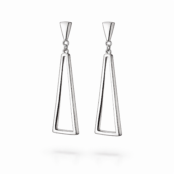 Brinco Geométrico - Prata 925