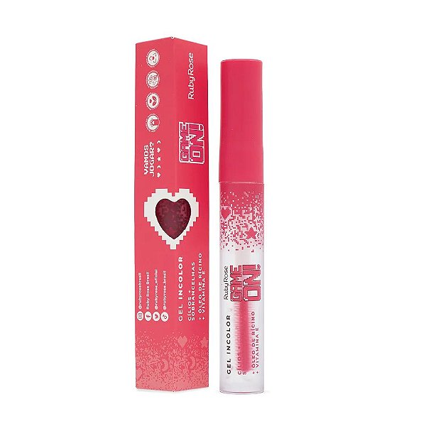 Gel Incolor Game On Fixação Longa Efeito Natural RubyRose