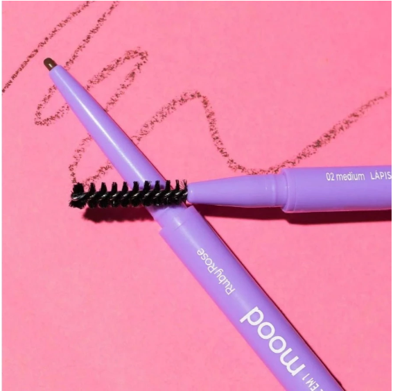 Lapis para Sobrancelhas 2x1 Ponta Fina HB-521 Ruby Rose