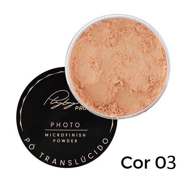 Pó Translúcido Photo Microfinish Powder Playboy Cor 3