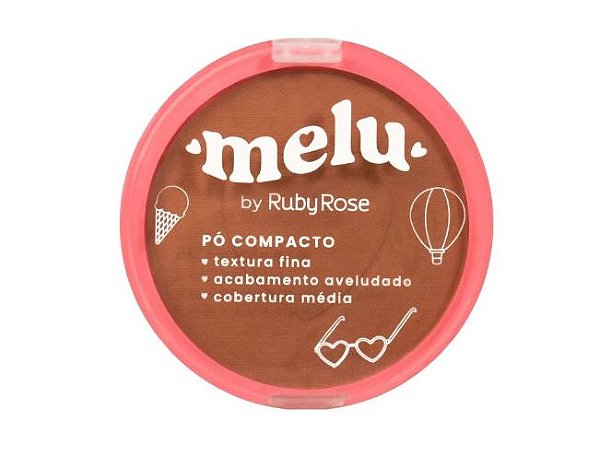 Pó Compacto Melu E160 Ruby Rose