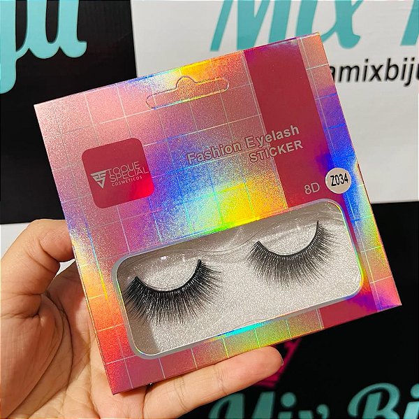 Cílios Postiços Toque Especial Fashion Eyelash Sticker Z034