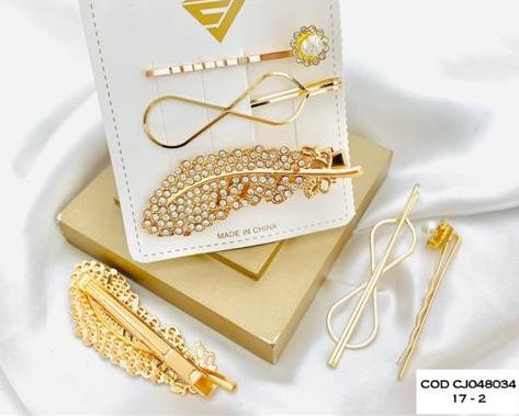Kit Presilha Folha Strass