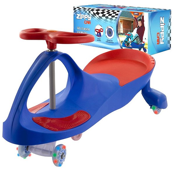 Carrinho Rolimã Led Infantil Azul Menino Barato Volante Car - Fazendo Seus  Filhos Felizes