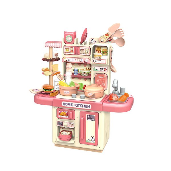 Kit Cozinha Brinquedo Infantil Completa Som Luz Acessórios