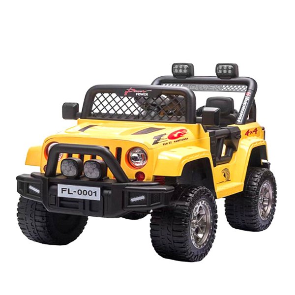 Carro Infantil Elétrico Motorizado Luz Som Passeio Jeep Jipe