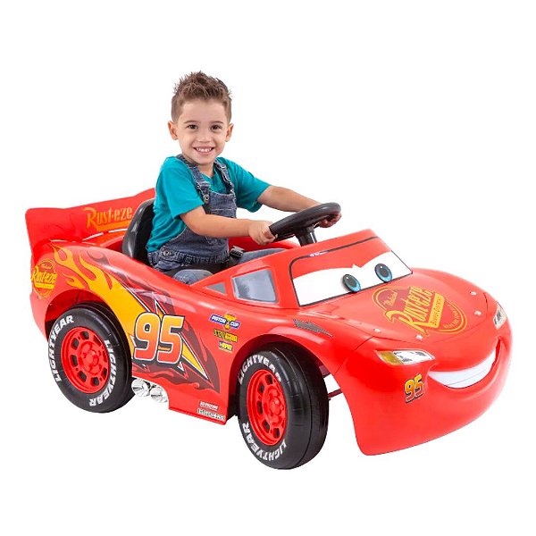Carro Elétrico Infantil Cars 6v – Diversão Segura E Estilosa