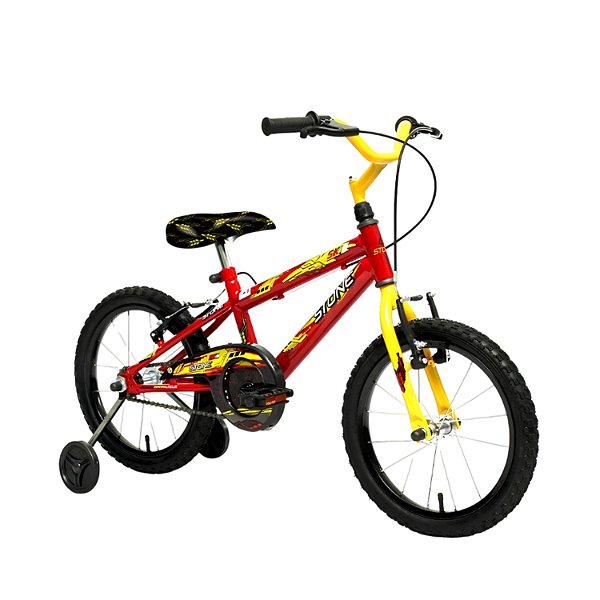 Bicicleta Aro 16 Sk-ii Vermelha-amarela – Infantil Hfe