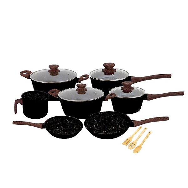 Conjunto De Panelas Style Cook Pj10ybk - Design E Qualidade