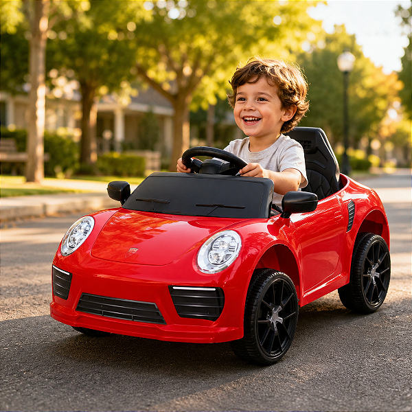 Carro Elétrico Infantil Compact 6V Zippy Toys Vermelho