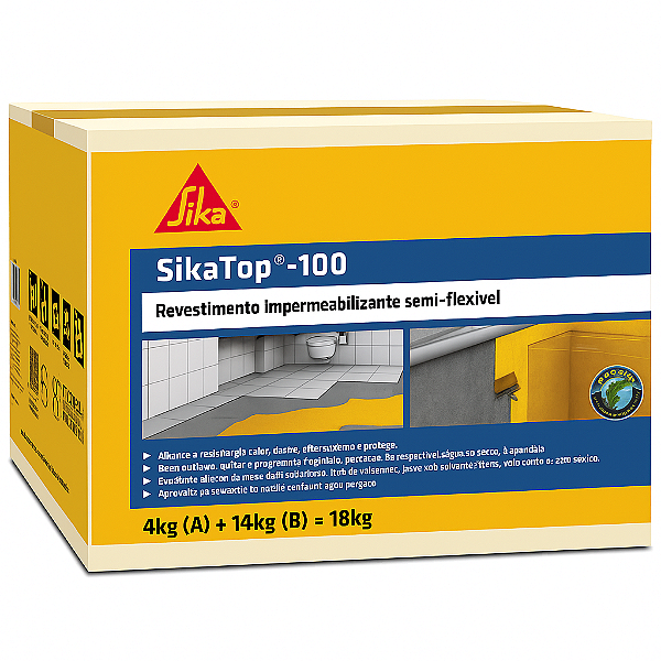 SikaTop 100 Impermeabilizante (Caixa 18kg) - SIKA