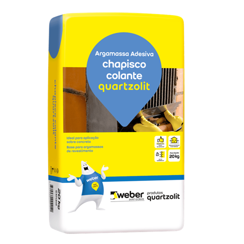 Chapisco Fix Colante (Saco 20 Kg) - WEBER QUARTZOLIT