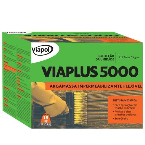 Impermeabilizante Viaplus 5000 (Caixa 18 Kg) - VIAPOL