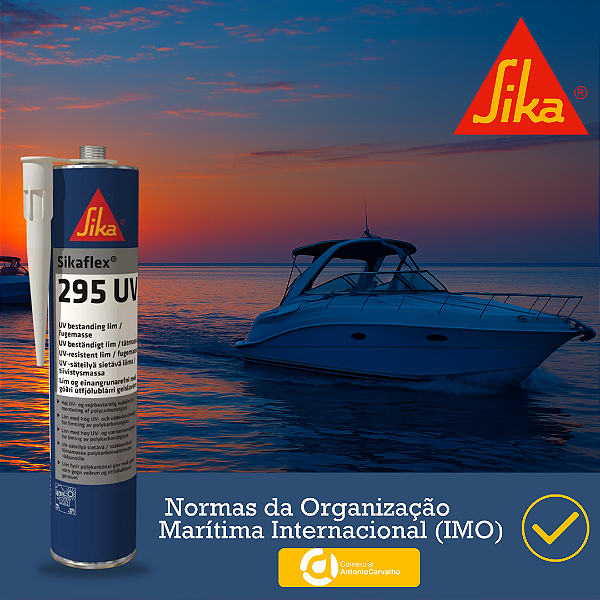 Sikaflex 295UV Adesivo Náutico Preto (300ml) - Sika