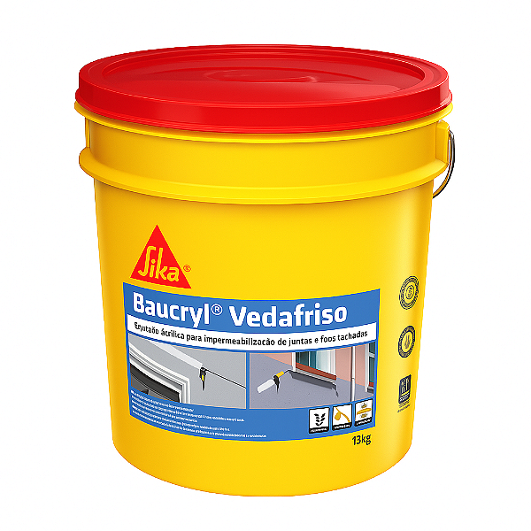 Baucryl Vedafriso Membrana Acrílica (Balde 12 KG) - QUIMICRYL