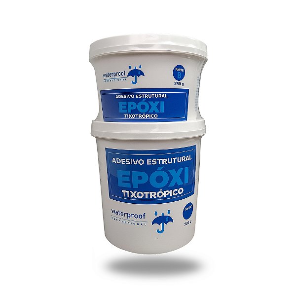 Adesivo Epóxi Estrutural Fluído MF (1 Kg) - WATERPROOF