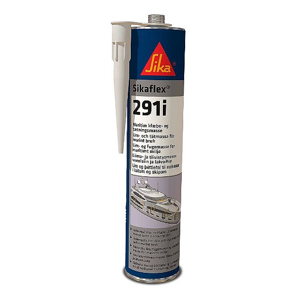Sikaflex 291 Preto Selante Náutico PU Silicone (Cartucho 300ml) - SIKA