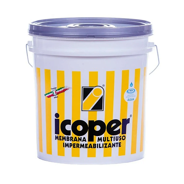 Membrana Líquida Icoper Multiuso Cinza (Balde 20 kg) - ICOBIT