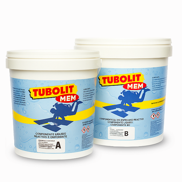 Massa Epóxi MEM cor Azul Piscina (Conjunto de 10 kg) - TUBOLIT