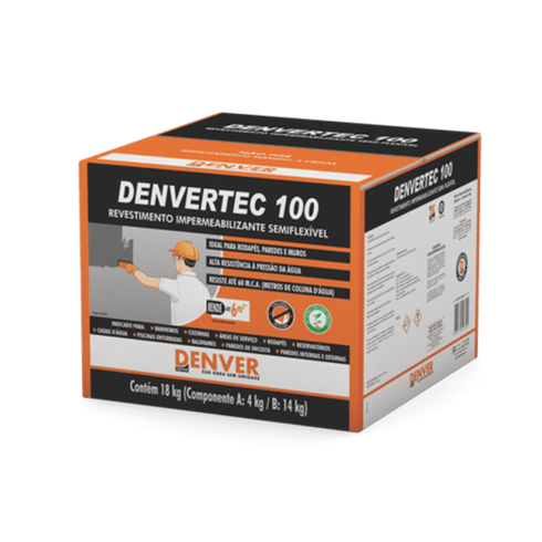 Denvertec 100 Polimérico A Caixa 18kg - DENVER