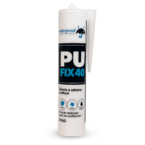 Selante PU FIX40 Indústria Branco (Cartucho 400 g) - WATERPROOF