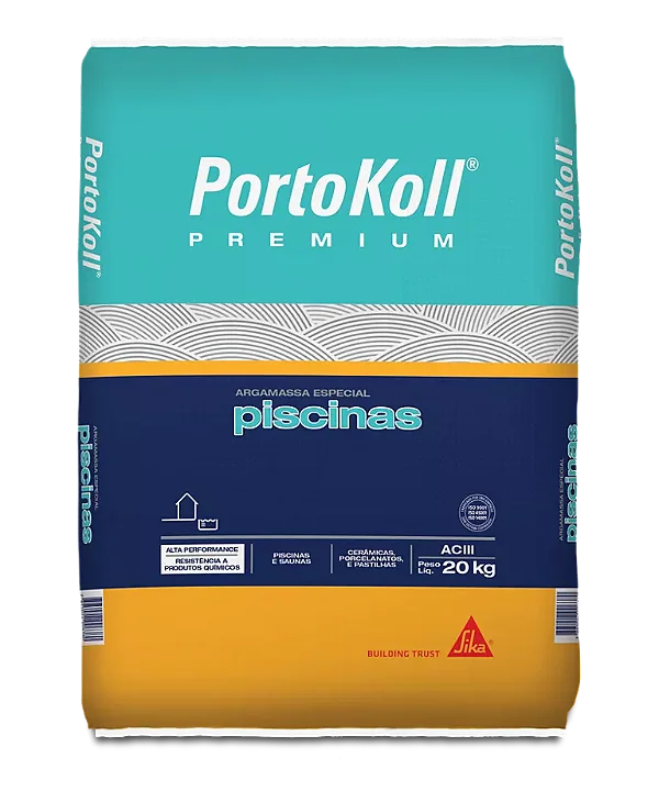 Argamassa para Piscinas Cinza Saco 20kg - PAREX PORTOKOLL