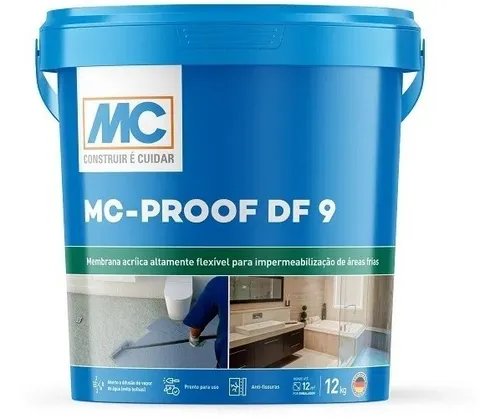 MC-BAUCHEMIE PROOF DF-9 CINZA BALDE 12 KG