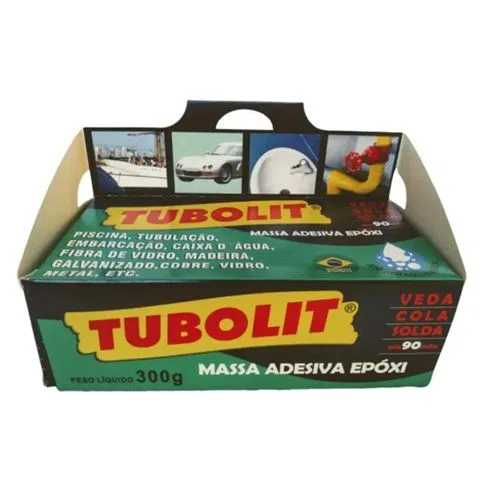 Massa Epóxi verde Mepinha (Conjunto de 300g) - TUBOLIT