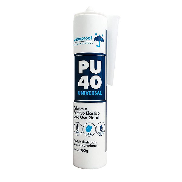Selante PU40 Universal Preto (Cartucho 360 g) - WATERPROOF