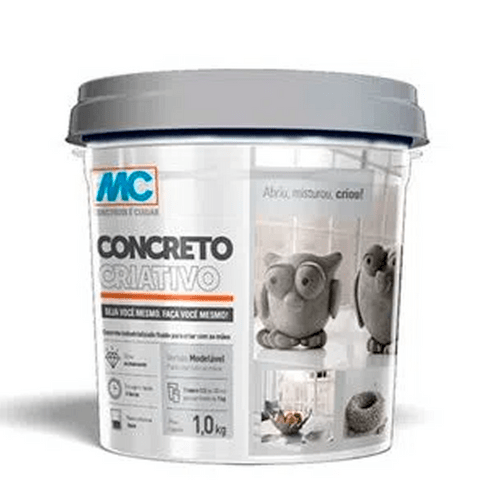 Concreto Criativo Versão Modelavel (Pote 1 kg) - MC BAUCHEMIE