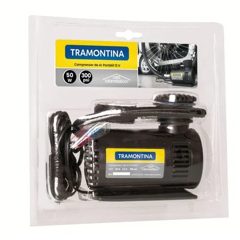 Compressor Ar Portátil 12V 50W - TRAMONTINA