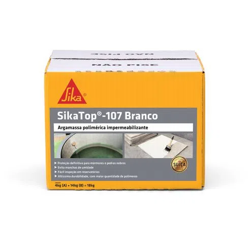 SikaTop 107 Impermeabilizante Branco (Caixa 18kg) - SIKA